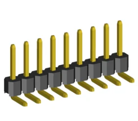 2.54mm Pin Header Single Row R A Dip Type.(Low Profile Type)